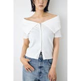 ダブルジップオフショルトップス | AZUL BY MOUSSY | 詳細画像3 
