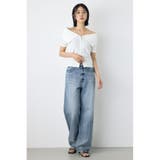 ダブルジップオフショルトップス | AZUL BY MOUSSY | 詳細画像6 