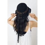 オープンワークニッティングロゴハット | AZUL BY MOUSSY | 詳細画像8 