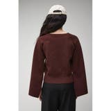 SLEEVE SLIT KNIT CARDIGAN | AZUL BY MOUSSY | 詳細画像24