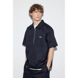 ハーフジップワークシャツ | AZUL BY MOUSSY | 詳細画像3 