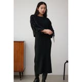 レイヤードセットドローストリングニットワンピース | AZUL BY MOUSSY | 詳細画像16 