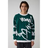 ジャガードロゴビッグニットトップス | AZUL BY MOUSSY | 詳細画像12