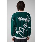 ジャガードロゴビッグニットトップス | AZUL BY MOUSSY | 詳細画像13