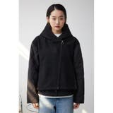 異素材切替キルティングコート | AZUL BY MOUSSY | 詳細画像5