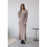 オフショルロングニットワンピース | AZUL BY MOUSSY | 詳細画像16