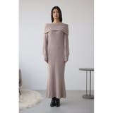オフショルロングニットワンピース | AZUL BY MOUSSY | 詳細画像17