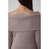 オフショルロングニットワンピース | AZUL BY MOUSSY | 詳細画像21