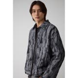 柄GRY5 | ジャガードジップシャウター | AZUL BY MOUSSY