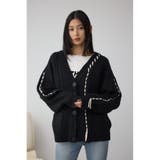 ステッチデザインカーディガン | AZUL BY MOUSSY | 詳細画像13