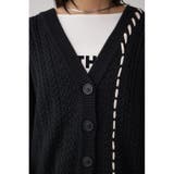 ステッチデザインカーディガン | AZUL BY MOUSSY | 詳細画像18