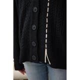 ステッチデザインカーディガン | AZUL BY MOUSSY | 詳細画像21