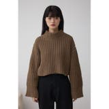 マットモールクロップドハイネックニット | AZUL BY MOUSSY | 詳細画像4
