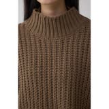 マットモールクロップドハイネックニット | AZUL BY MOUSSY | 詳細画像7