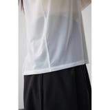 バックスリットシアーロングトップス | AZUL BY MOUSSY | 詳細画像10 