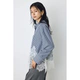 レースドッキングシャツ | AZUL BY MOUSSY | 詳細画像19