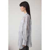 バックスリット総柄シアーシャツ | AZUL BY MOUSSY | 詳細画像5