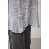 バックスリット総柄シアーシャツ | AZUL BY MOUSSY | 詳細画像12