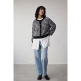 2WAY TWEED KNIT TOPS | AZUL BY MOUSSY | 詳細画像4