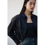 BLK | フロントギャザーシャツ | AZUL BY MOUSSY