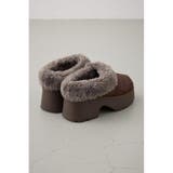 厚底ムートンヒールデザインスリッポン | AZUL BY MOUSSY | 詳細画像17 