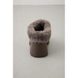 厚底ムートンヒールデザインスリッポン | AZUL BY MOUSSY | 詳細画像19 