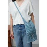BLU | マクラメパターンショルダーバッグ | AZUL BY MOUSSY