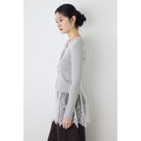 フェイクレイヤードレースアップニット | AZUL BY MOUSSY | 詳細画像12
