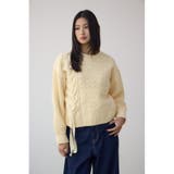 サイドレースアップケーブルニット | AZUL BY MOUSSY | 詳細画像13