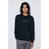 BLK | 配色厚盛ラバープリントロンT | AZUL BY MOUSSY