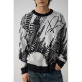 柄WHT5 | ビッグシテイージャガードニット | AZUL BY MOUSSY