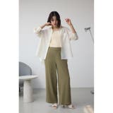 スクエアネックリブタンクトップ | AZUL BY MOUSSY | 詳細画像3