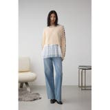 ステッチデザインケーブルニット | AZUL BY MOUSSY | 詳細画像4 