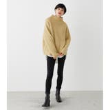 WIDE RIB H／N VOLUME KNIT TOPS | AZUL BY MOUSSY | 詳細画像2 