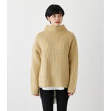 WIDE RIB H／N VOLUME KNIT TOPS | AZUL BY MOUSSY | 詳細画像5 