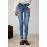 BLU | AZUL DENIM リペアスキニーデニム | AZUL BY MOUSSY