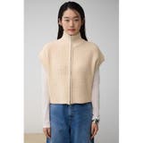 ジップアップニットベスト | AZUL BY MOUSSY | 詳細画像4 