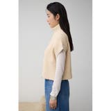 ジップアップニットベスト | AZUL BY MOUSSY | 詳細画像5 