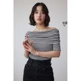 オフショルダーリブトップス | AZUL BY MOUSSY | 詳細画像13 