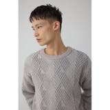 ダイヤ柄ニットトップス | AZUL BY MOUSSY | 詳細画像24 