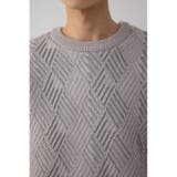 ダイヤ柄ニットトップス | AZUL BY MOUSSY | 詳細画像30 