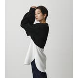 SHORT KNIT SET TOPS 2 | AZUL BY MOUSSY | 詳細画像3
