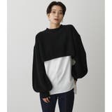 BLK | SHORT KNIT SET TOPS 2 | AZUL BY MOUSSY