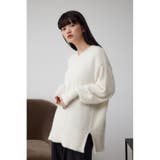 2WAYモヘヤライクVネックニットトップス | AZUL BY MOUSSY | 詳細画像2