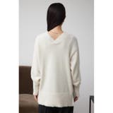 2WAYモヘヤライクVネックニットトップス | AZUL BY MOUSSY | 詳細画像13