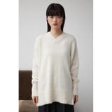2WAYモヘヤライクVネックニットトップス | AZUL BY MOUSSY | 詳細画像4
