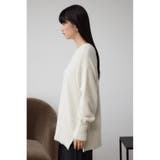 2WAYモヘヤライクVネックニットトップス | AZUL BY MOUSSY | 詳細画像5