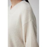 2WAYモヘヤライクVネックニットトップス | AZUL BY MOUSSY | 詳細画像8