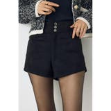 フェイクスエードハイウエストボタンショートパンツ | AZUL BY MOUSSY | 詳細画像2