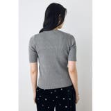 ハーフスリーブクルーネックニットトップス | AZUL BY MOUSSY | 詳細画像20